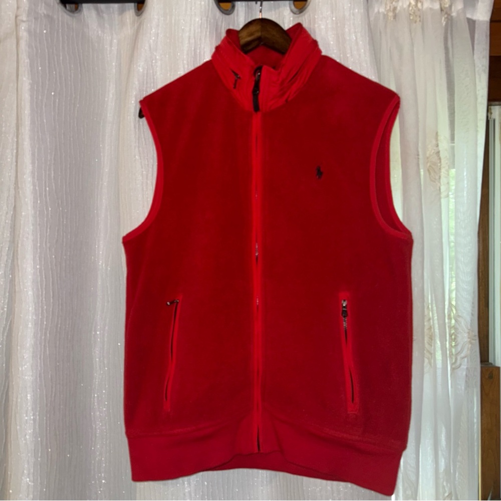 Ralph Lauren Polo Red Fleece Vest